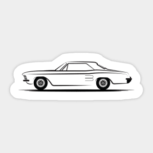 1964 Buick Riviera Black Sticker